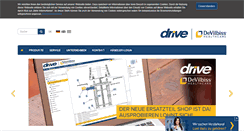 Desktop Screenshot of drivemedical.de